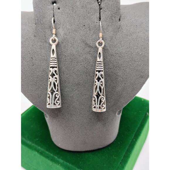 Silpada Cone Sterling Silver Earrings - Picture 3 of 4